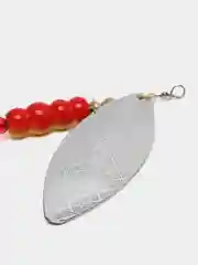 Серебряный блесна вращающаяся в расцветках Aglia Long Silver, на спиннинг, летняя, рыболовная