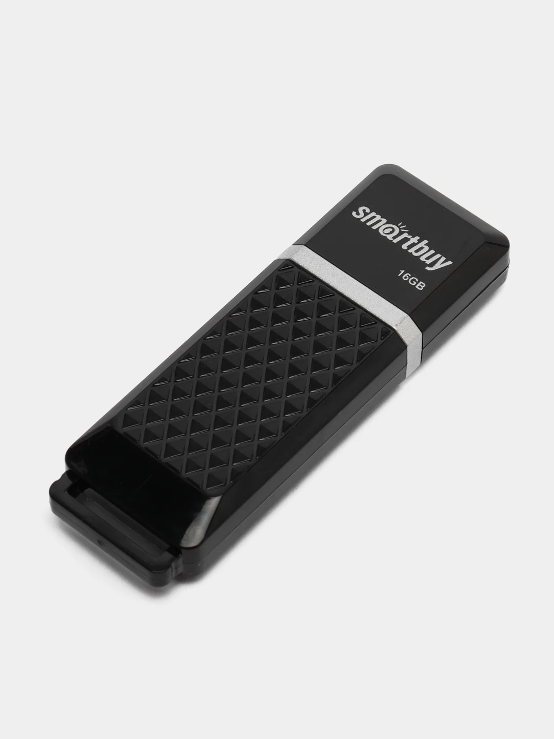 Флешка накопитель для компьютера 16 Gb, Smartbuy Quartz, Usb 2.0, черный, 512765