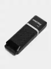 Флешка накопитель для компьютера 16 Gb, Smartbuy Quartz, Usb 2.0, черный, 512765