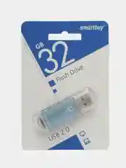 Флешка накопитель для компьютера 32 Gb Smartbuy V-Cut, Usb 2.0, металлический корпус, 512187
