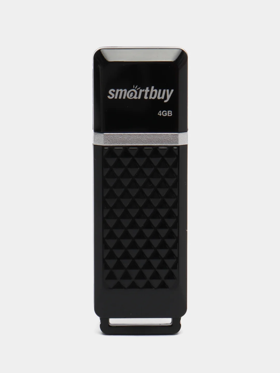 Флешка накопитель для компьютера 4 Gb, Smartbuy Quartz, Usb 2.0, черный, 512768