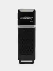 Флешка накопитель для компьютера 4 Gb, Smartbuy Quartz, Usb 2.0, черный, 512768