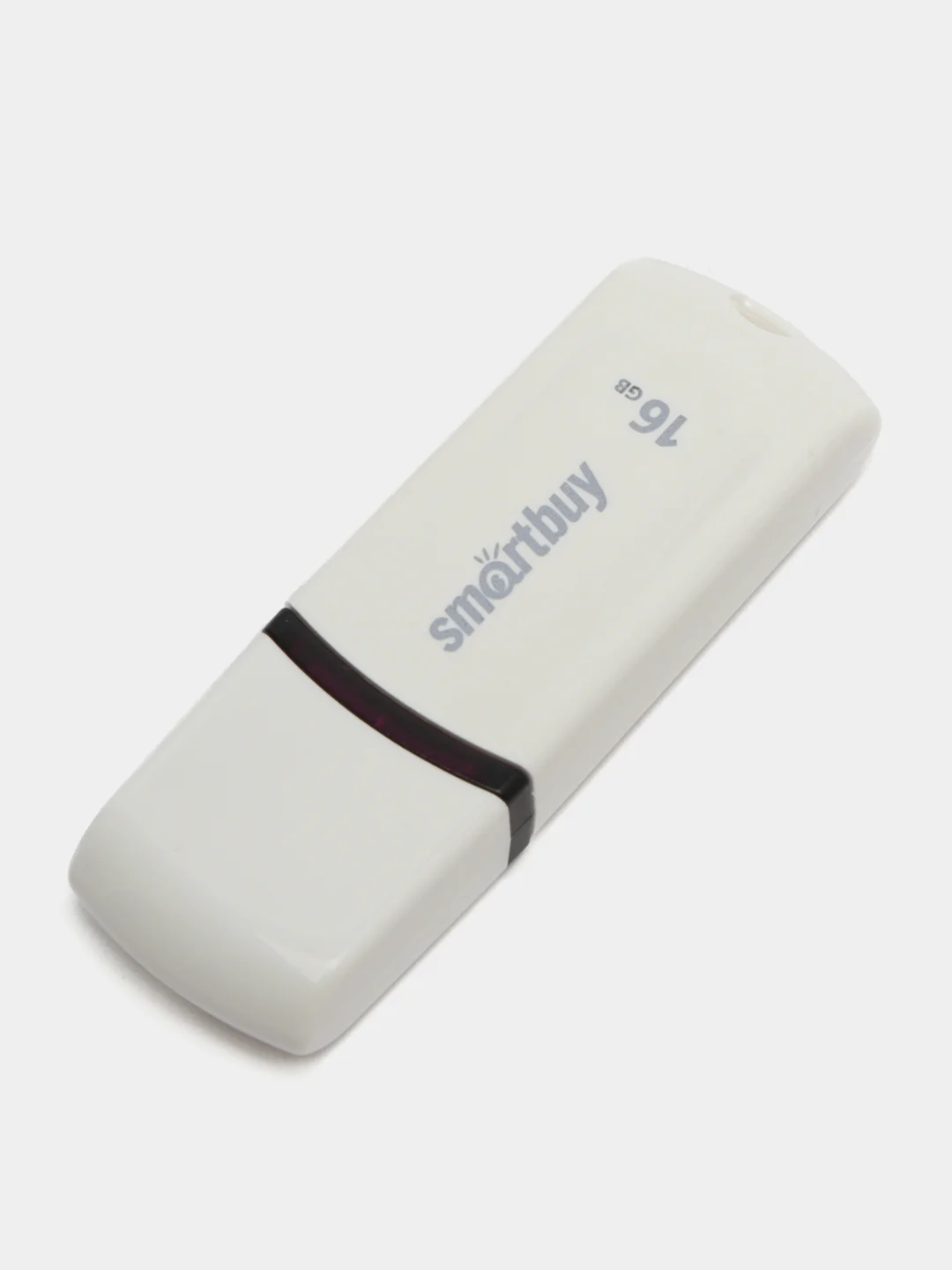 Флешка накопитель для компьютера 16 Gb, Smartbuy Paean, Usb 2.0, белый, 512767