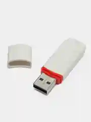 Флешка накопитель для компьютера 8 Gb, Smartbuy Crown, Usb 2.0, белый, 512176