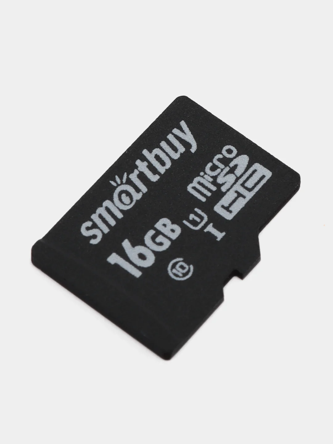 Карта памяти microSDHC, 16 Gb, Smartbuy, 10 Мб/сек, class 10, с адаптером