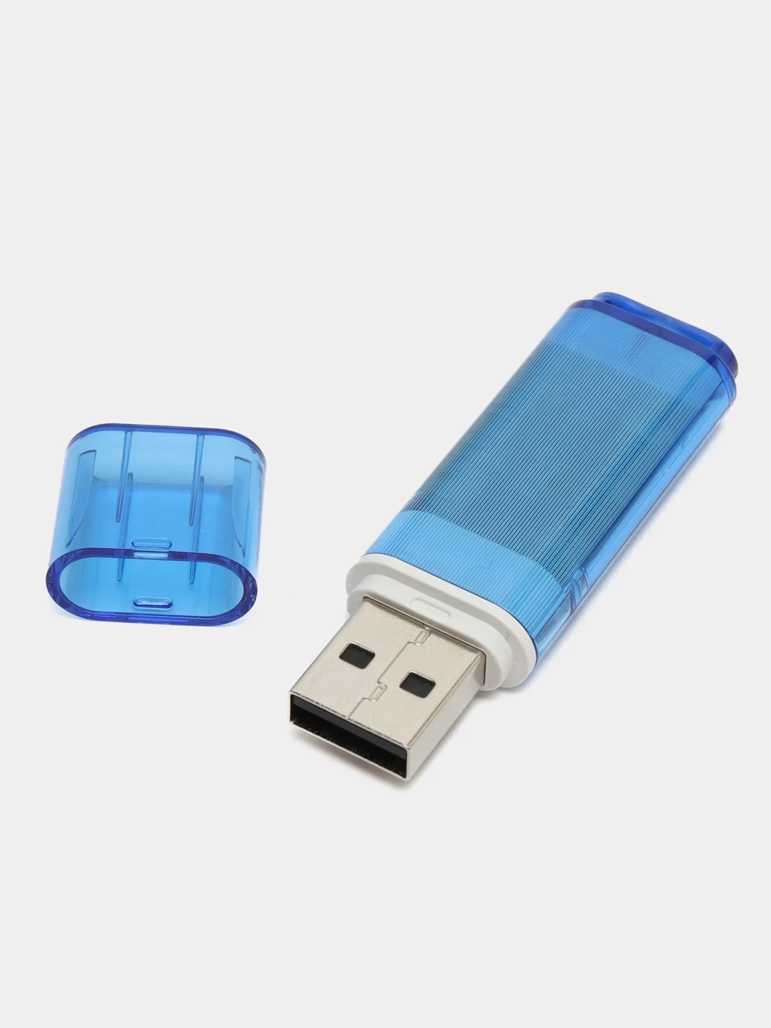 Флешка накопитель для компьютера 32 Gb, Smartbuy Glossy, Usb 2.0, синий, 512775