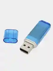 Флешка накопитель для компьютера 32 Gb, Smartbuy Glossy, Usb 2.0, синий, 512775