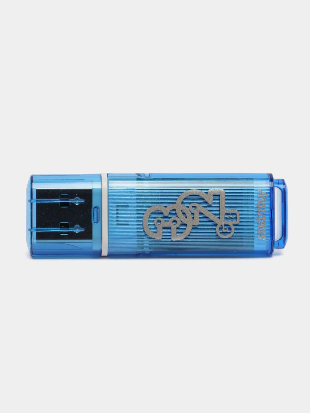 Флешка накопитель для компьютера 32 Gb, Smartbuy Glossy, Usb 2.0, синий, 512775