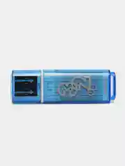 Флешка накопитель для компьютера 32 Gb, Smartbuy Glossy, Usb 2.0, синий, 512775