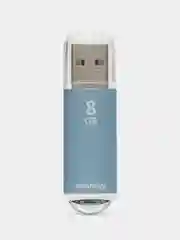 Флешка накопитель для компьютера 8 Gb, Smartbuy V-Cut, Usb 2.0 металлический корпус 512182