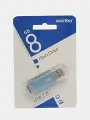 Флешка накопитель для компьютера 8 Gb, Smartbuy V-Cut, Usb 2.0 металлический корпус 512182