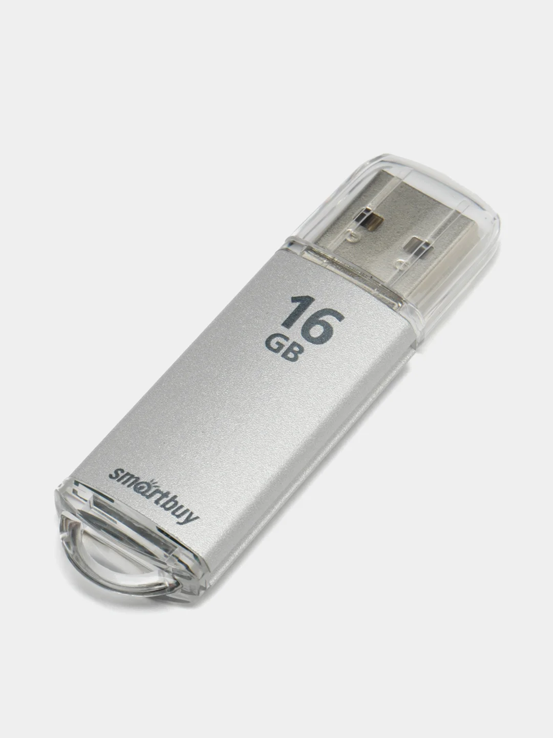 Флешка накопитель для компьютера 16 Gb, Smartbuy V-Cut, Usb 2.0, металл, 512196