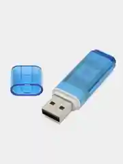 Флешка накопитель для компьютера 8 Gb, Smartbuy Glossy, Usb 2.0, синий, 512178