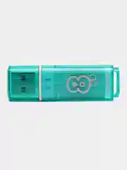 Флешка накопитель для компьютера 8 Gb, Smartbuy Glossy, Usb 2.0, зеленый, 512179