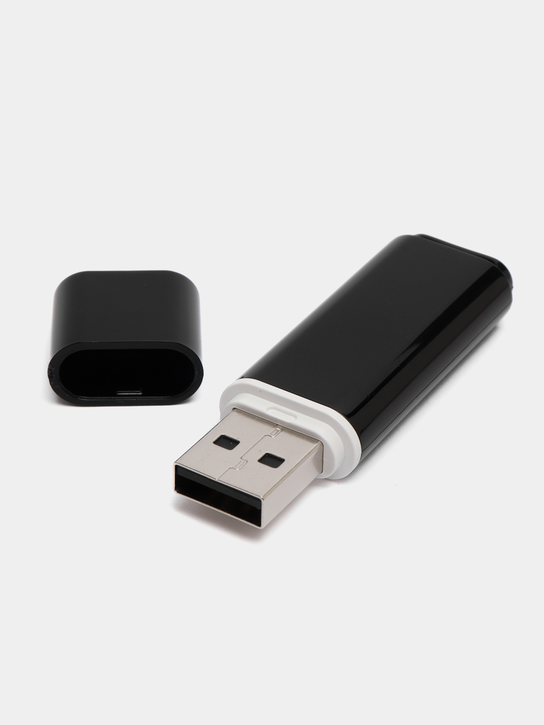 Флешка накопитель для компьютера 8 Gb, Smartbuy Glossy, Usb 2.0, черный,  512177 купить по цене 367 ₽ в интернет-магазине KazanExpress