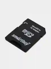 Карта памяти micro Sdhc, 32 Gb, Smartbuy, 10 Мб/сек, class 10, с адаптером