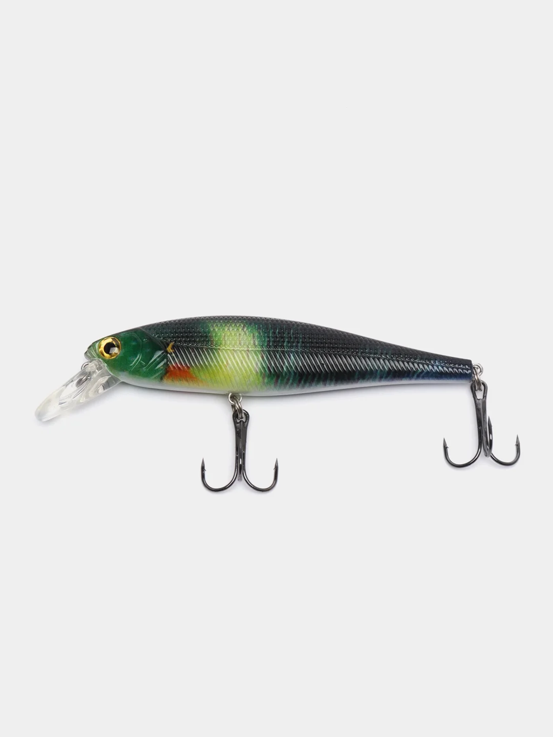 Лесной зеленый рыболовный воблер "Минноу" minnow, 10 см, 13,5 г, 8 цветов