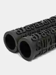 Ручки руля вело (грипсы с буквами, черные, 2 шт., 120 x 30 мм., d22 мм.)