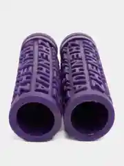 Ручки руля вело (грипсы с буквами GB-17, фиолетовые 2 шт., 113 x D30 x d22 мм.)