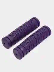 Ручки руля вело (грипсы с буквами GB-17, фиолетовые 2 шт., 113 x D30 x d22 мм.)