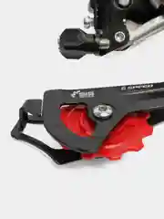 Переключатель задний вело Shimano RD-TZ500, крюк, крепление на ось