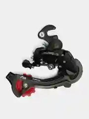 Переключатель задний вело Shimano RD-TZ500, крюк, крепление на ось