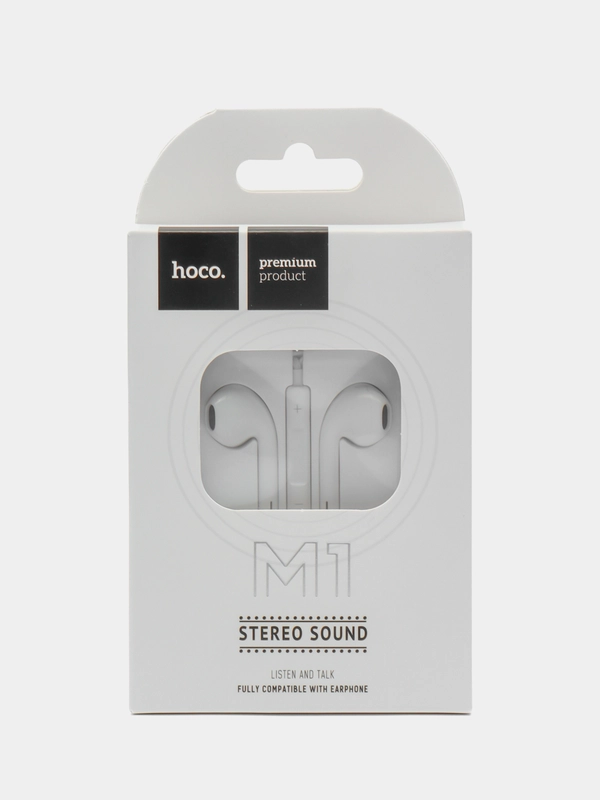 Наушники с микрофоном для iPhone, Jack 3.5 mm, 120 см