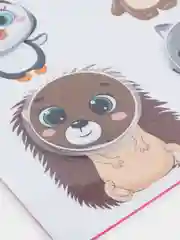 Оливковый развивающие игры на липучках, мордашки, животные, ручная работа