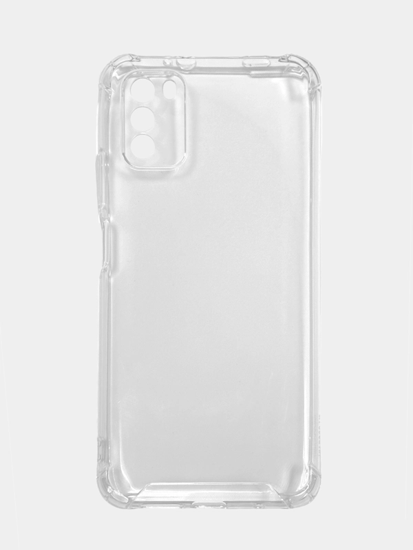 Чехол Xiaomi Poco M3 / Redmi 9T, прозрачный, силиконовый, противоударный