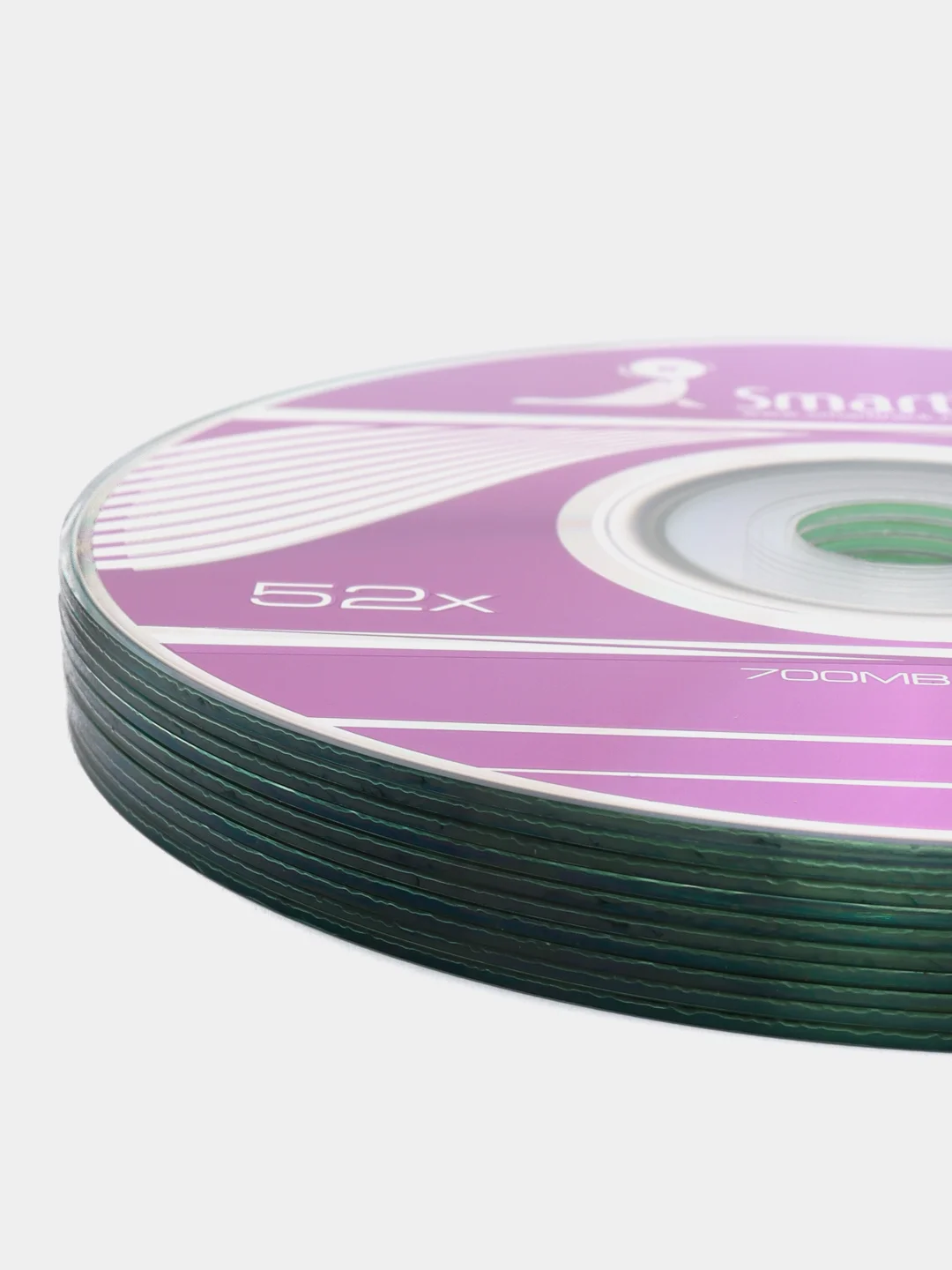 Лимонный записываемый компакт диск SmartTrack CD-R, CD-RW, DVD-R, DVD-RW, 10 штук
