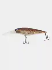 Коричневый рыболовный воблер "Минноу" minnow, 8 см, 8,7 г, 8 цветов