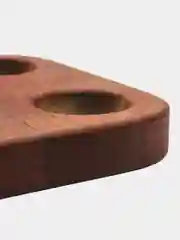 Подставка для яиц или кекса, 4 отделения, d=13 см, 13 х 13 х 2 см, массив берёзы