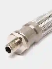 Шланг в металлооплетке Джилекс 1"Пс угл.1/4"М L=265 мм,нерж для Джамбо 60/35П-24,Ч-24,Н-24