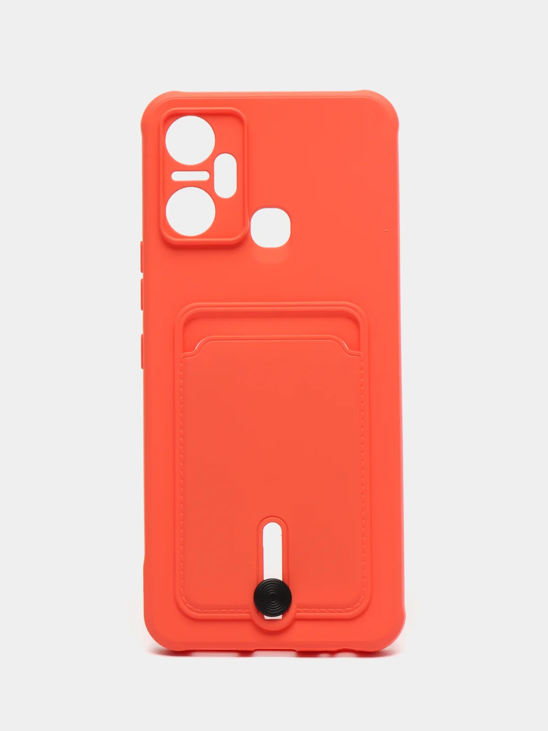 Коралловый силиконовый чехол для Infinix Smart 6 Plus (Инфиникс смарт 6 плюс)