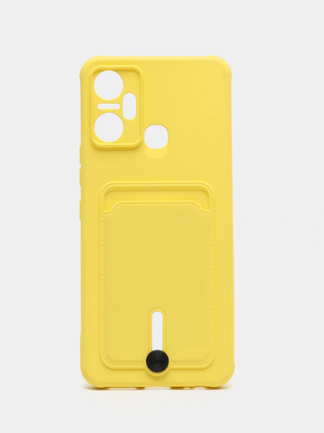Желтый силиконовый чехол для Infinix Smart 6 Plus (Инфиникс смарт 6 плюс)