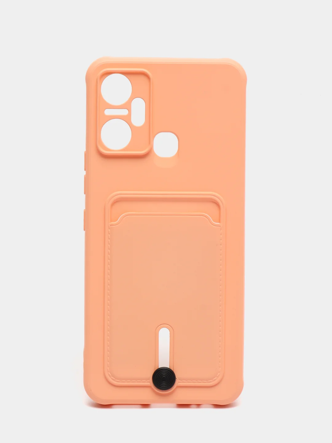 Пудровый силиконовый чехол для Infinix Smart 6 Plus (Инфиникс смарт 6 плюс)