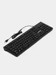 Клавиатура проводная Sonnen Kb-8280, Usb, 104 плоские клавиши, черная, 513510
