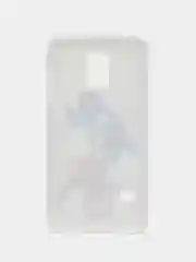 Белый чехол с принтом + защитная пленка для Samsung S5 mini