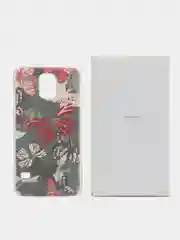 Бирюзовый чехол с принтом + защитная пленка для Samsung S5