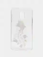 Багровый чехол с принтом с приколом + защитная пленка для Samsung S5 / S5 mini