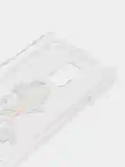 Багровый чехол с принтом с приколом + защитная пленка для Samsung S5 / S5 mini