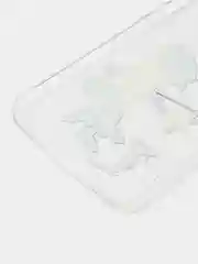 Бирюзовый чехол с принтом с приколом + защитная пленка для Samsung S5 / S5 mini
