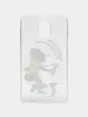 Бирюзовый чехол с принтом с приколом + защитная пленка для Samsung S5 / S5 mini
