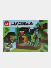 Шоколадный конструктор майнкрафт, дом на дереве, деревня Minecraft, дракон, остров сокровищ, крепость