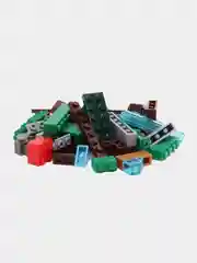 Шоколадный конструктор майнкрафт, дом на дереве, деревня Minecraft, дракон, остров сокровищ, крепость