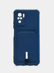 Синий силиконовый чехол для Xiaomi Redmi Note 10 4G/Note 10s (Сяоми Редми Нот 10 4G/Нот 10s)