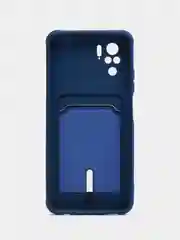 Синий силиконовый чехол для Xiaomi Redmi Note 10 4G/Note 10s (Сяоми Редми Нот 10 4G/Нот 10s)