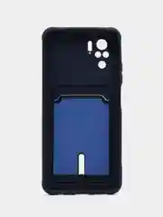 Темно-синий силиконовый чехол для Xiaomi Redmi Note 10 4G/Note 10s (Сяоми Редми Нот 10 4G/Нот 10s)