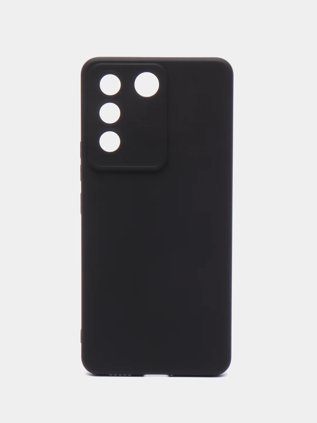 Чехол ROSCO для Vivo V27e матовый силиконовый тонкий, бортик вокруг камер