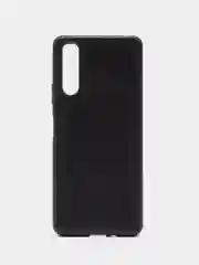Черный чехол ROSCO для Sony Xperia 10 Mark IV матовый силиконовый тонкий, бортик вокруг камер